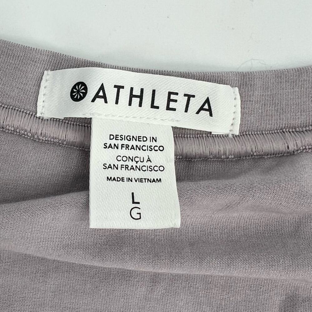 NWT Athleta Relaxed Weekender Tee Sz L - Picture 4 of 8